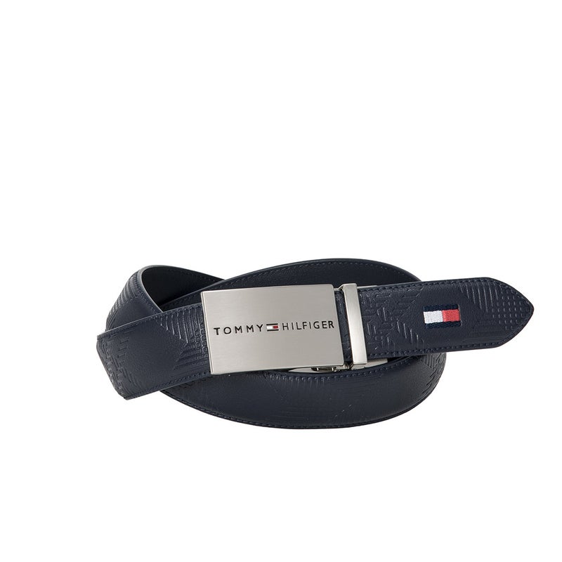 [トミー ヒルフィガー ゴルフ] TOMMY HILFIGER GOLF ユニセックス ベルト スライドロック THMB6FV2 ネイビー　詳細