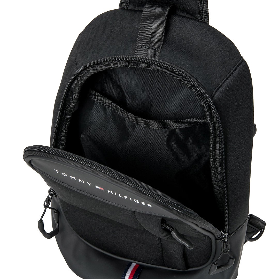 [トミー ヒルフィガー ゴルフ]TOMMY HILFIGER GOLF　ユニセックス ボディバッグ ユースフル　ブラック　THMG6FB1　詳細4