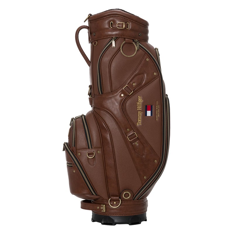 [トミー ヒルフィガー ゴルフ] TOMMY HILFIGER GOLF ユニセックス カートキャディバッグ クラシック THMG6FC2 ブラウン　詳細3