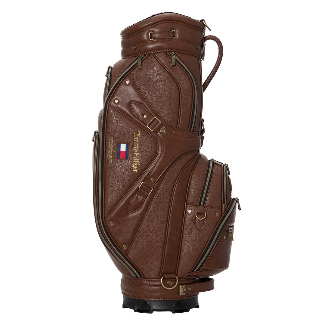 [トミー ヒルフィガー ゴルフ] TOMMY HILFIGER GOLF ユニセックス カートキャディバッグ クラシック THMG6FC2 ブラウン　詳細5