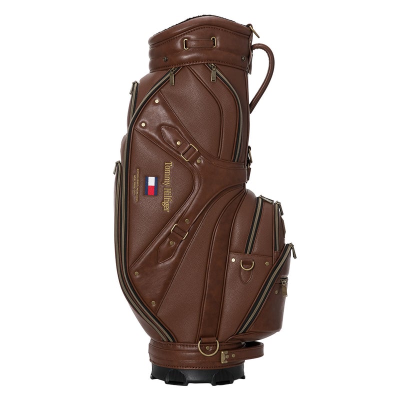 [トミー ヒルフィガー ゴルフ] TOMMY HILFIGER GOLF ユニセックス カートキャディバッグ クラシック THMG6FC2 ブラウン　詳細5