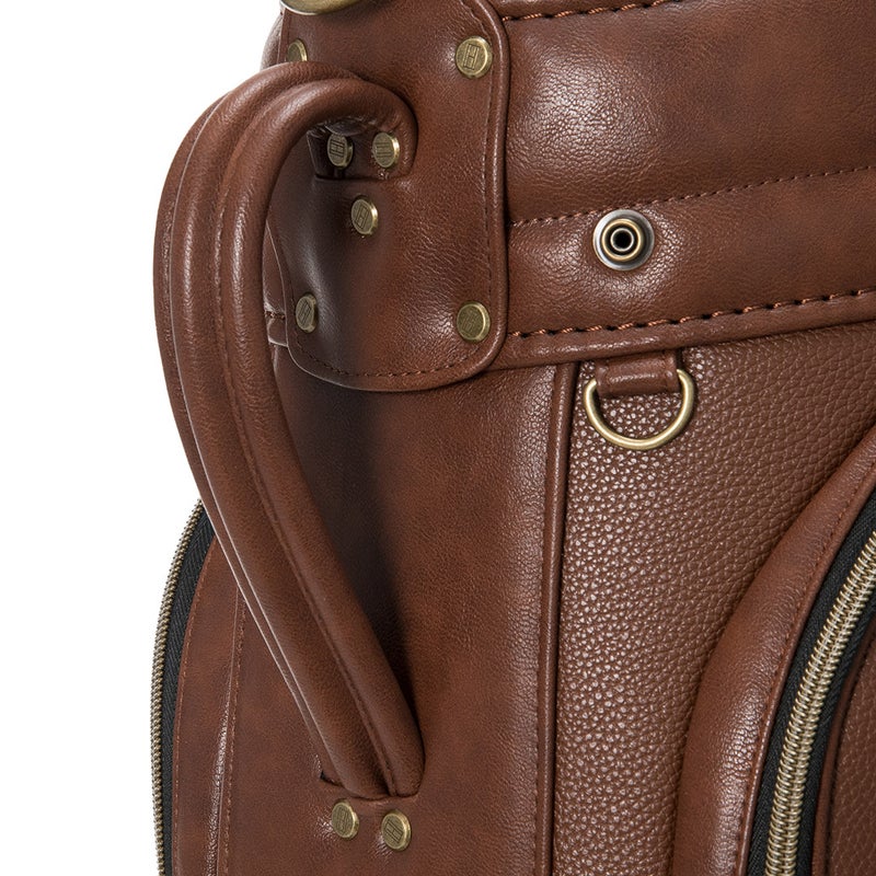 [トミー ヒルフィガー ゴルフ] TOMMY HILFIGER GOLF ユニセックス カートキャディバッグ クラシック THMG6FC2 ブラウン　詳細7