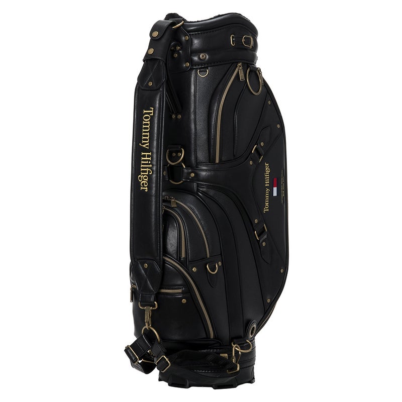 [トミー ヒルフィガー ゴルフ] TOMMY HILFIGER GOLF ユニセックス カートキャディバッグ クラシック THMG6FC2 ブラック　詳細1