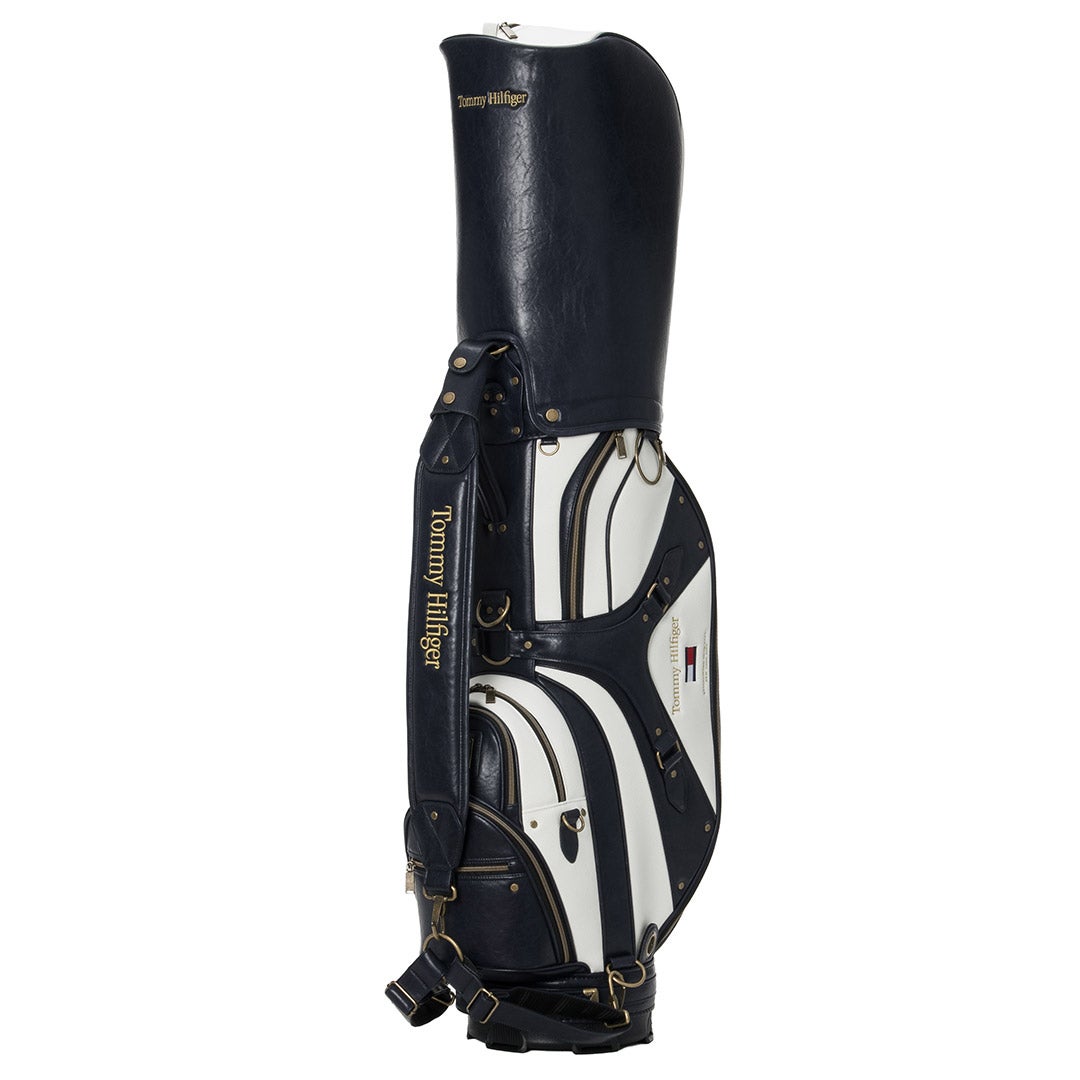 [トミー ヒルフィガー ゴルフ] TOMMY HILFIGER GOLF ユニセックス カートキャディバッグ クラシック THMG6FC2 ネイビー　詳細