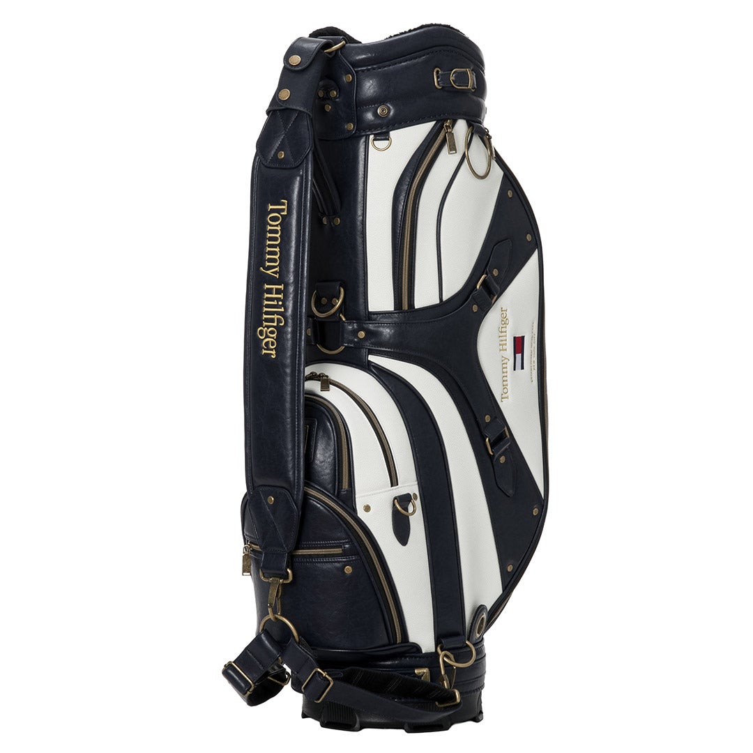 [トミー ヒルフィガー ゴルフ] TOMMY HILFIGER GOLF ユニセックス カートキャディバッグ クラシック THMG6FC2 ネイビー　詳細1