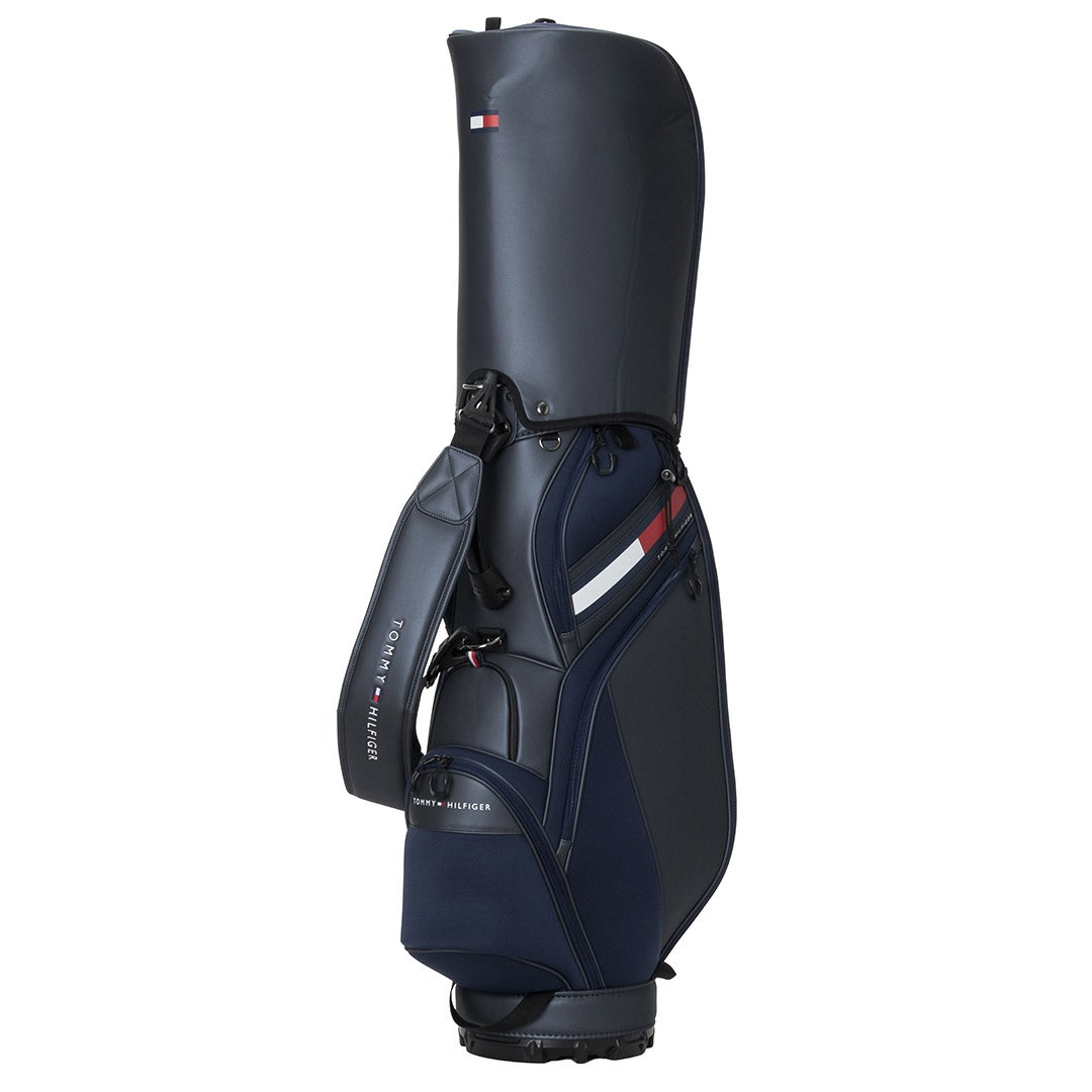 [トミー ヒルフィガー ゴルフ]TOMMY HILFIGER GOLF　ユニセックス カートキャディバッグ ユースフル　ネイビー　THMG6FC3　詳細