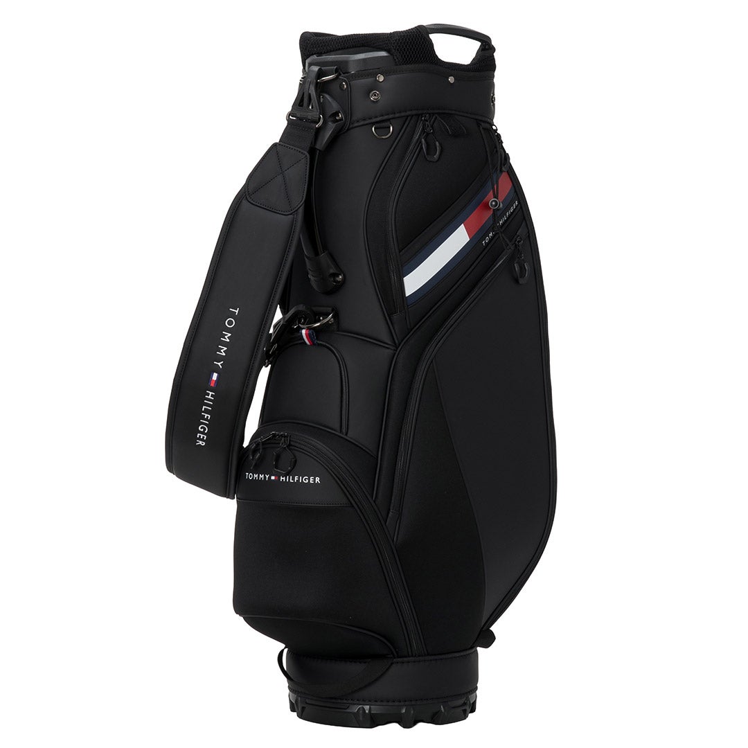 [トミー ヒルフィガー ゴルフ]TOMMY HILFIGER GOLF　ユニセックス カートキャディバッグ ユースフル　ブラック　THMG6FC3　詳細1