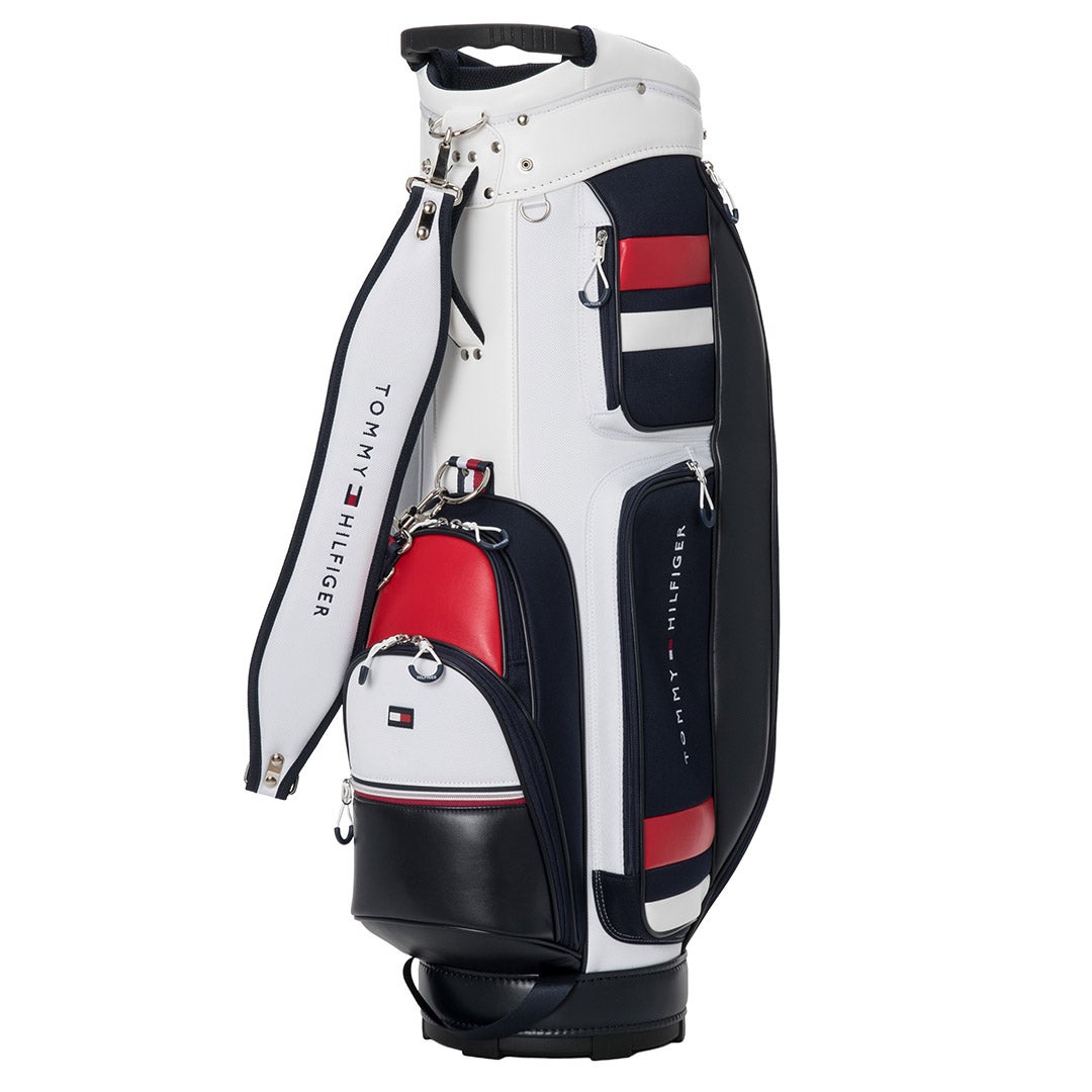 [トミー ヒルフィガー ゴルフ] TOMMY HILFIGER GOLF ユニセックス カートキャディバッグ エッセンシャル THMG6FC4 トリコロール　詳細1