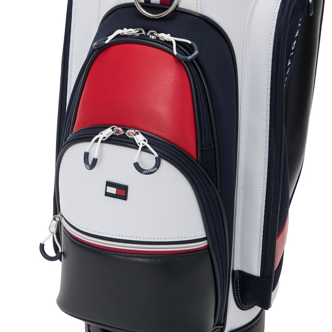 [トミー ヒルフィガー ゴルフ] TOMMY HILFIGER GOLF ユニセックス カートキャディバッグ エッセンシャル THMG6FC4 トリコロール　詳細6