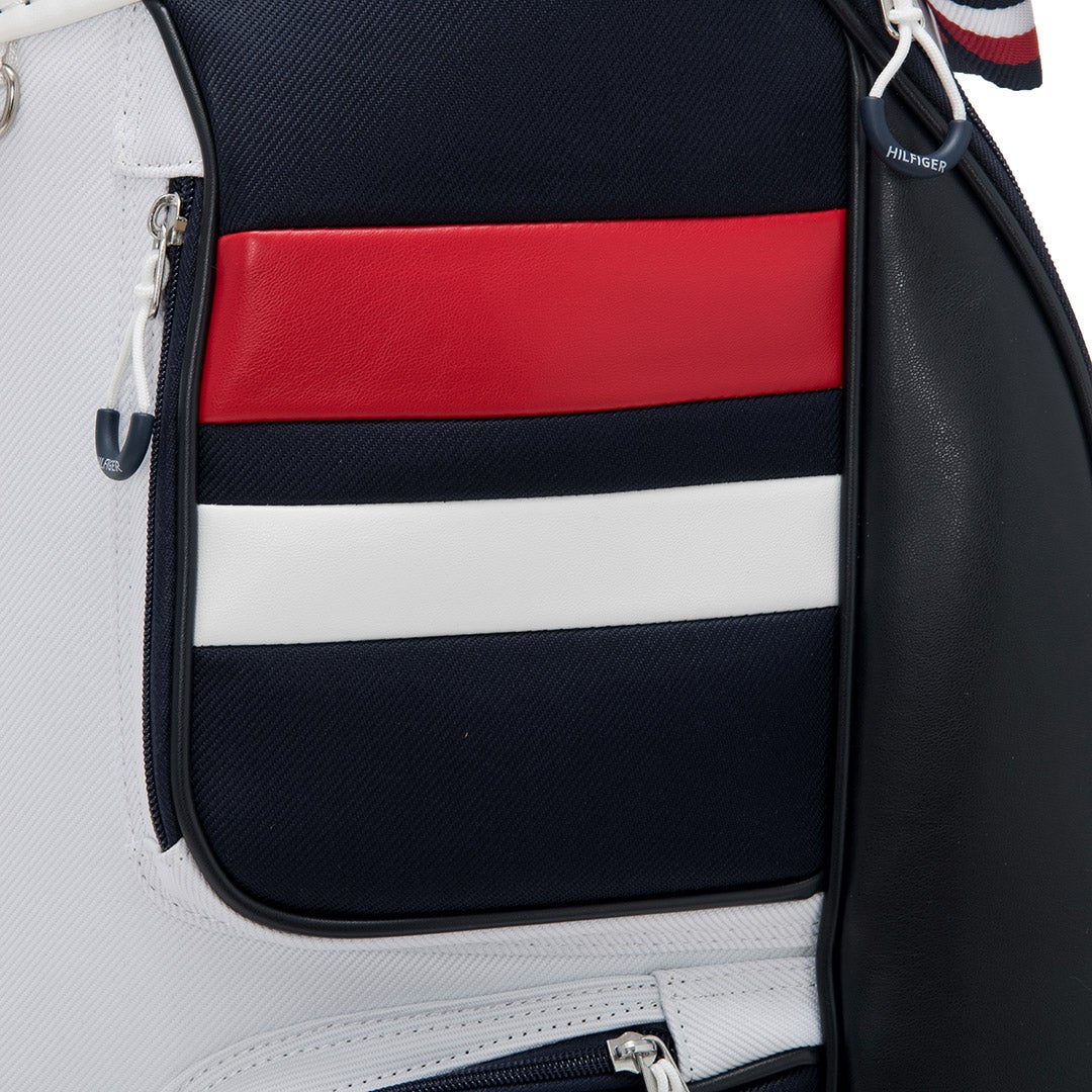 [トミー ヒルフィガー ゴルフ] TOMMY HILFIGER GOLF ユニセックス カートキャディバッグ エッセンシャル THMG6FC4 トリコロール　詳細8