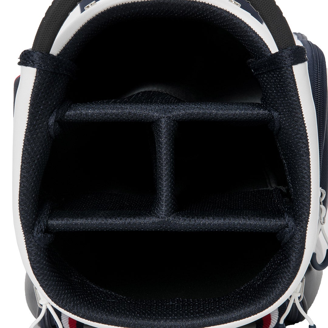 [トミー ヒルフィガー ゴルフ] TOMMY HILFIGER GOLF ユニセックス カートキャディバッグ エッセンシャル THMG6FC4 トリコロール　詳細12