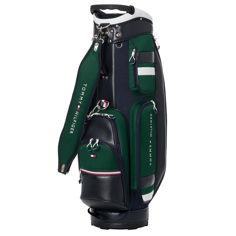 [トミー ヒルフィガー ゴルフ] TOMMY HILFIGER GOLF ユニセックス カートキャディバッグ エッセンシャル THMG6FC4 グリーン　詳細1