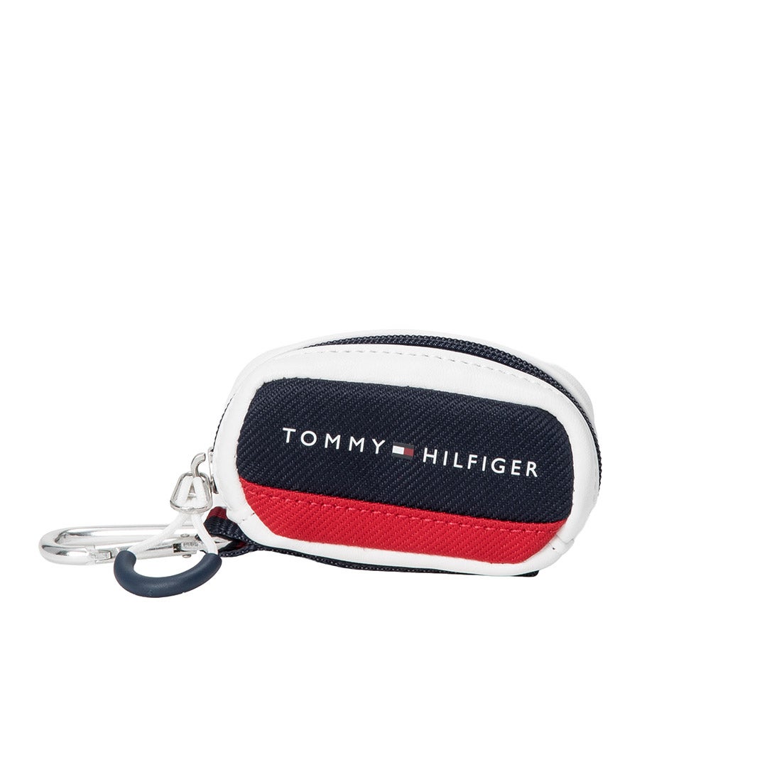 [トミー ヒルフィガー ゴルフ] TOMMY HILFIGER GOLF ユニセックス ボールポーチ エッセンシャル  THMG6FE2 トリコロール　詳細