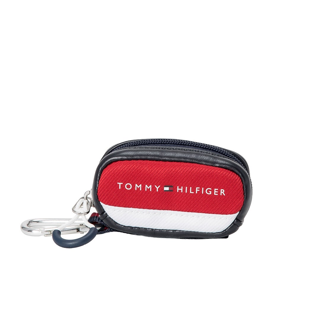 [トミー ヒルフィガー ゴルフ] TOMMY HILFIGER GOLF ユニセックス ボールポーチ エッセンシャル  THMG6FE2 レッド　詳細