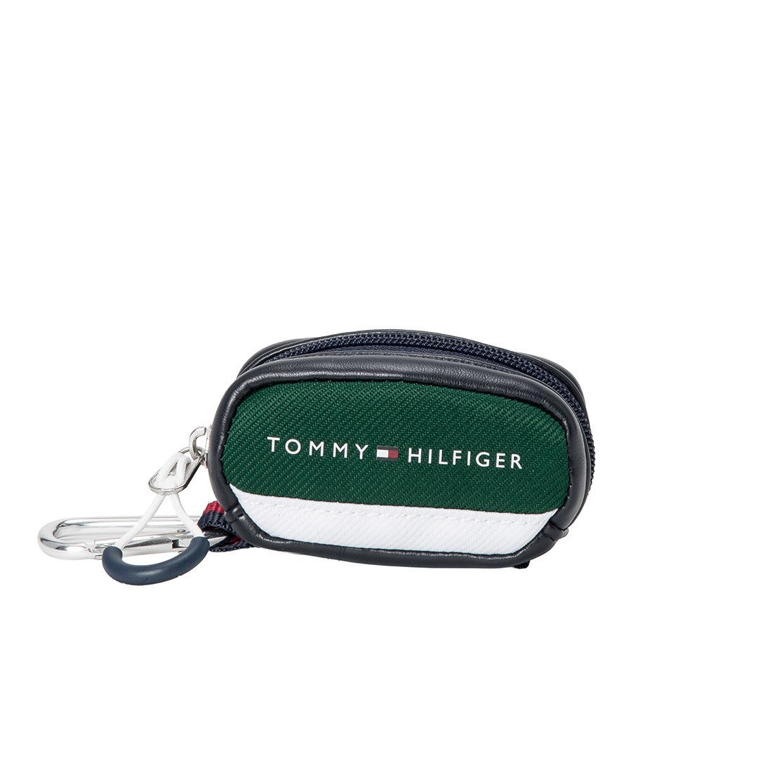 [トミー ヒルフィガー ゴルフ] TOMMY HILFIGER GOLF ユニセックス ボールポーチ エッセンシャル  THMG6FE2 グリーン　詳細