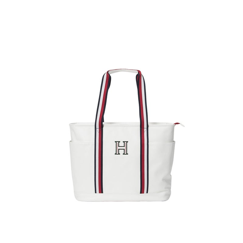 [トミー ヒルフィガー ゴルフ]TOMMY HILFIGER GOLF　ユニセックス トートバッグ シーズナル　ホワイト　THMG6FTA　詳細
