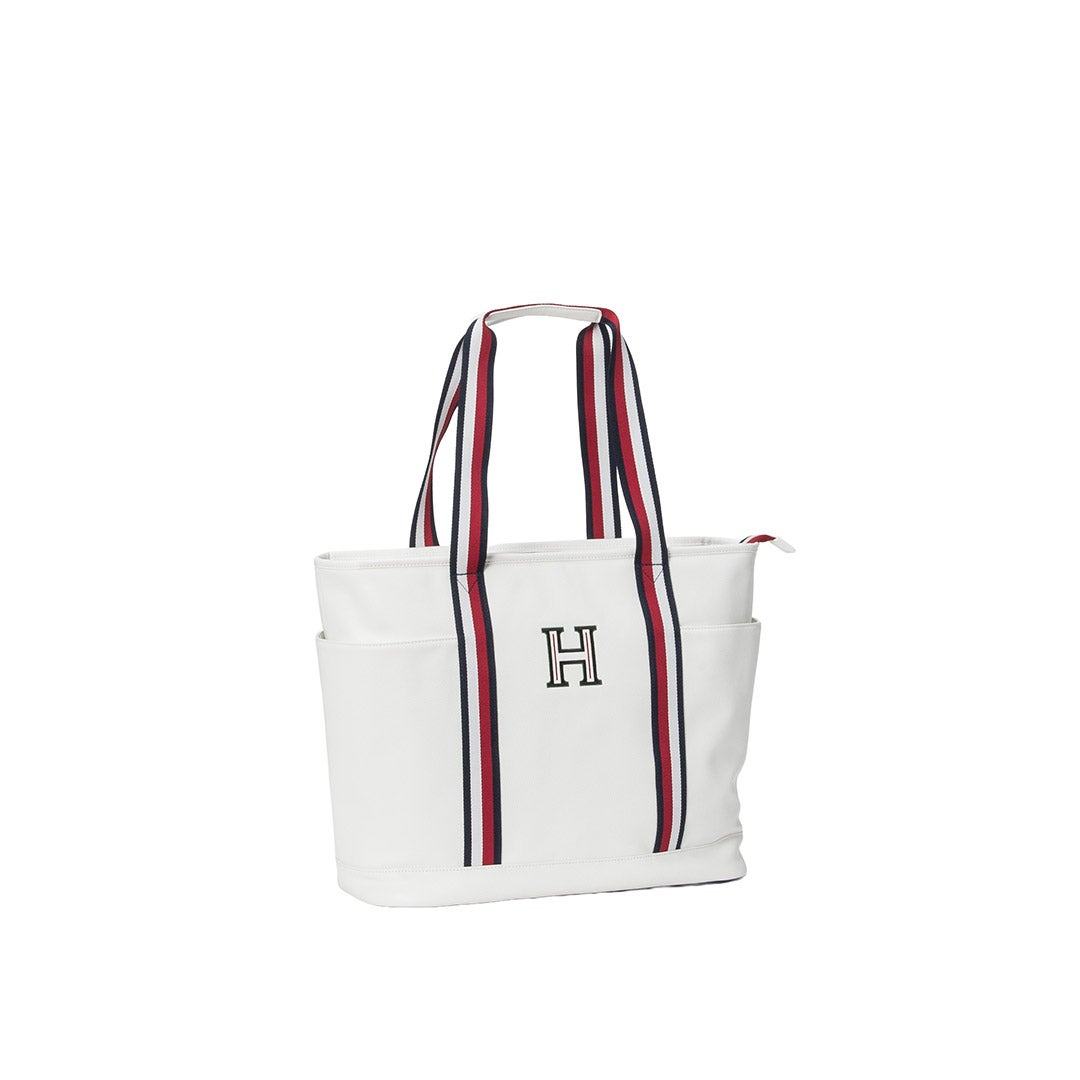 [トミー ヒルフィガー ゴルフ]TOMMY HILFIGER GOLF　ユニセックス トートバッグ シーズナル　ホワイト　THMG6FTA　詳細1