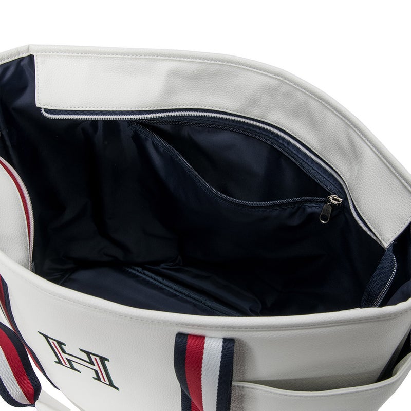 [トミー ヒルフィガー ゴルフ]TOMMY HILFIGER GOLF　ユニセックス トートバッグ シーズナル　ホワイト　THMG6FTA　詳細3