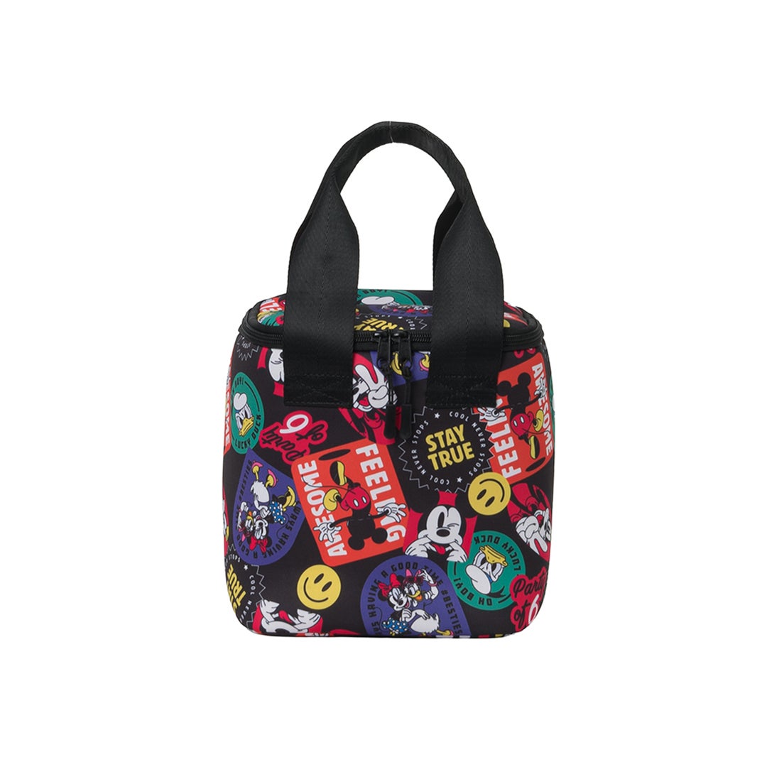 [ディズニー]　DISNEY 　ユニセックス DISNEY&FRIENDS ROUND COOLER BAG　ブラック