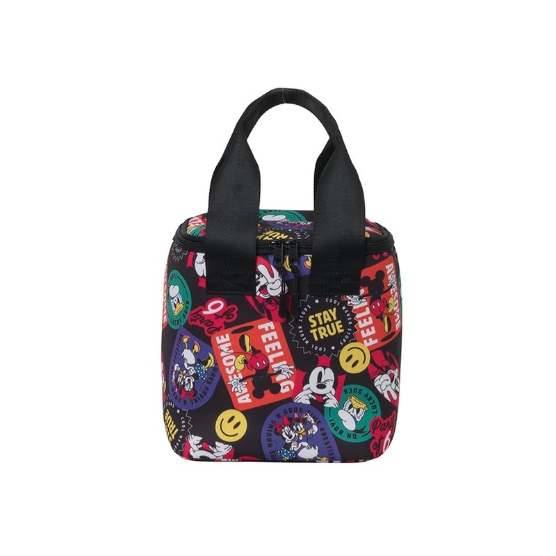 [ディズニー]　DISNEY 　ユニセックス DISNEY&FRIENDS ROUND COOLER BAG　ブラック