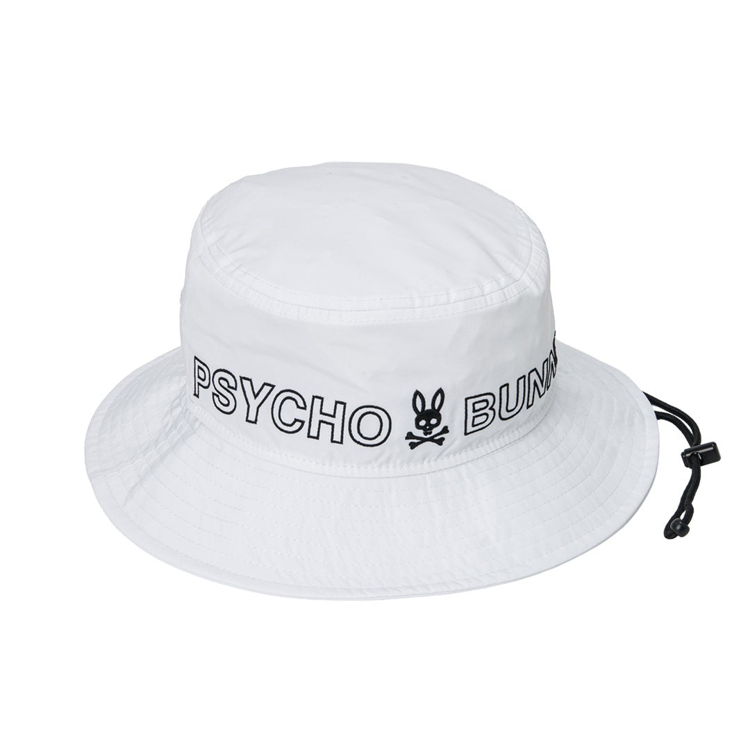 [サイコバニー]　Psycho Bunny　ユニセックス ハットNEW ERAコラボ　PBMG651F　ホワイト　詳細