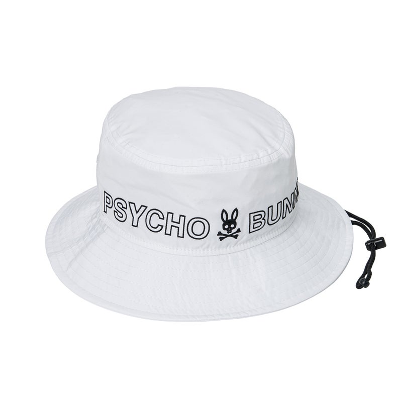 [サイコバニー]　Psycho Bunny　ユニセックス ハットNEW ERAコラボ　PBMG651F　ホワイト　詳細