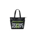 [サイコバニー] Psycho Bunny ユニセックス トートバッグ FLAGSHIP PBMG6BB4 ブラック　詳細