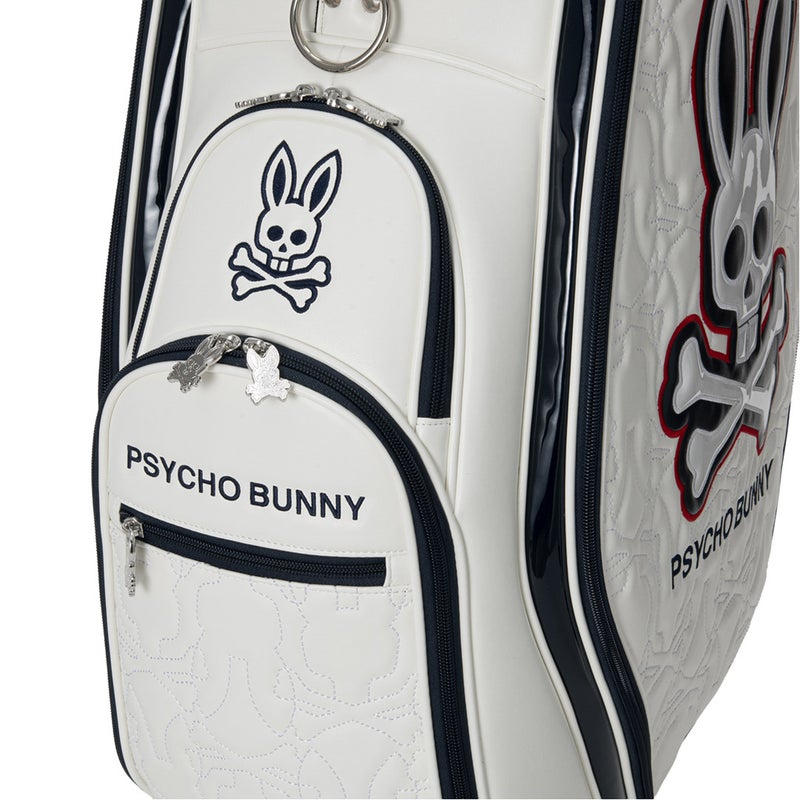 [サイコバニー] Psycho Bunny ユニセックス カートキャディバッグ SEASONAL EDITIO PBMG6BC2 ホワイト　詳細6