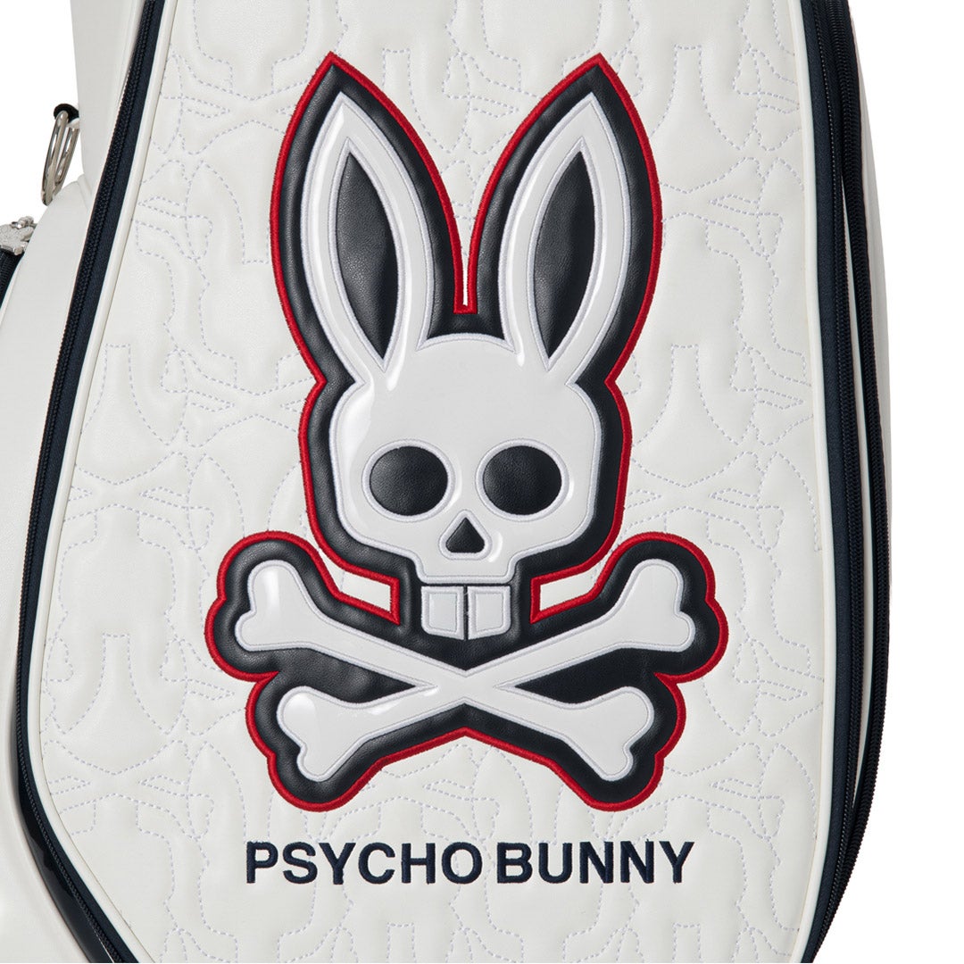 [サイコバニー] Psycho Bunny ユニセックス カートキャディバッグ SEASONAL EDITIO PBMG6BC2 ホワイト　詳細8