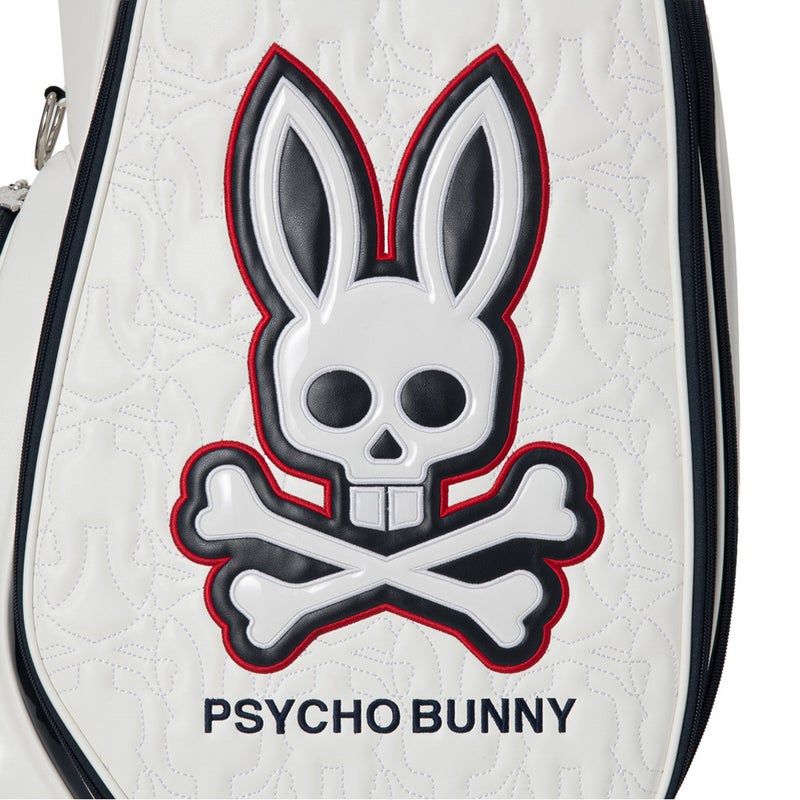 [サイコバニー] Psycho Bunny ユニセックス カートキャディバッグ SEASONAL EDITIO PBMG6BC2 ホワイト　詳細8