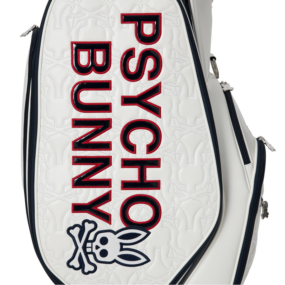[サイコバニー] Psycho Bunny ユニセックス カートキャディバッグ SEASONAL EDITIO PBMG6BC2 ホワイト　詳細10
