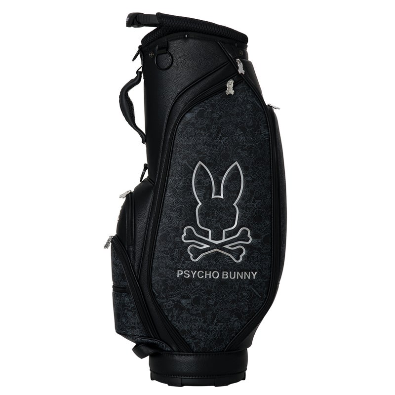 [サイコバニー] Psycho Bunny ユニセックス カートキャディバッグ MONOTONE EDITION PBMG6BC3 ブラック　詳細5