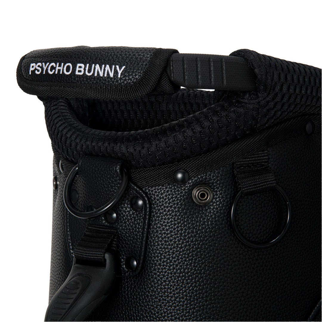 [サイコバニー] Psycho Bunny ユニセックス カートキャディバッグ MONOTONE EDITION PBMG6BC3 ブラック　詳細8