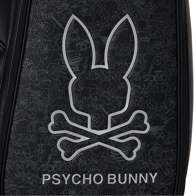[サイコバニー] Psycho Bunny ユニセックス カートキャディバッグ MONOTONE EDITION PBMG6BC3 ブラック　詳細9