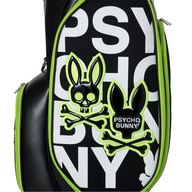 [サイコバニー] Psycho Bunny ユニセックス カートキャディバッグ FLAGSHIP PBMG6BC4 ブラック　詳細8
