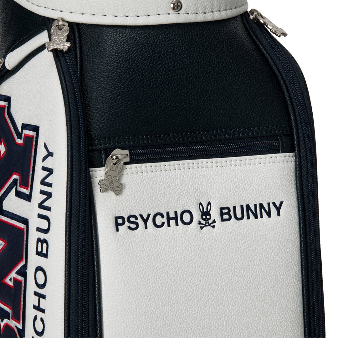 [サイコバニー] Psycho Bunny ユニセックス カートキャディバッグ LOGOART PBMG6BC6 ホワイト　詳細10