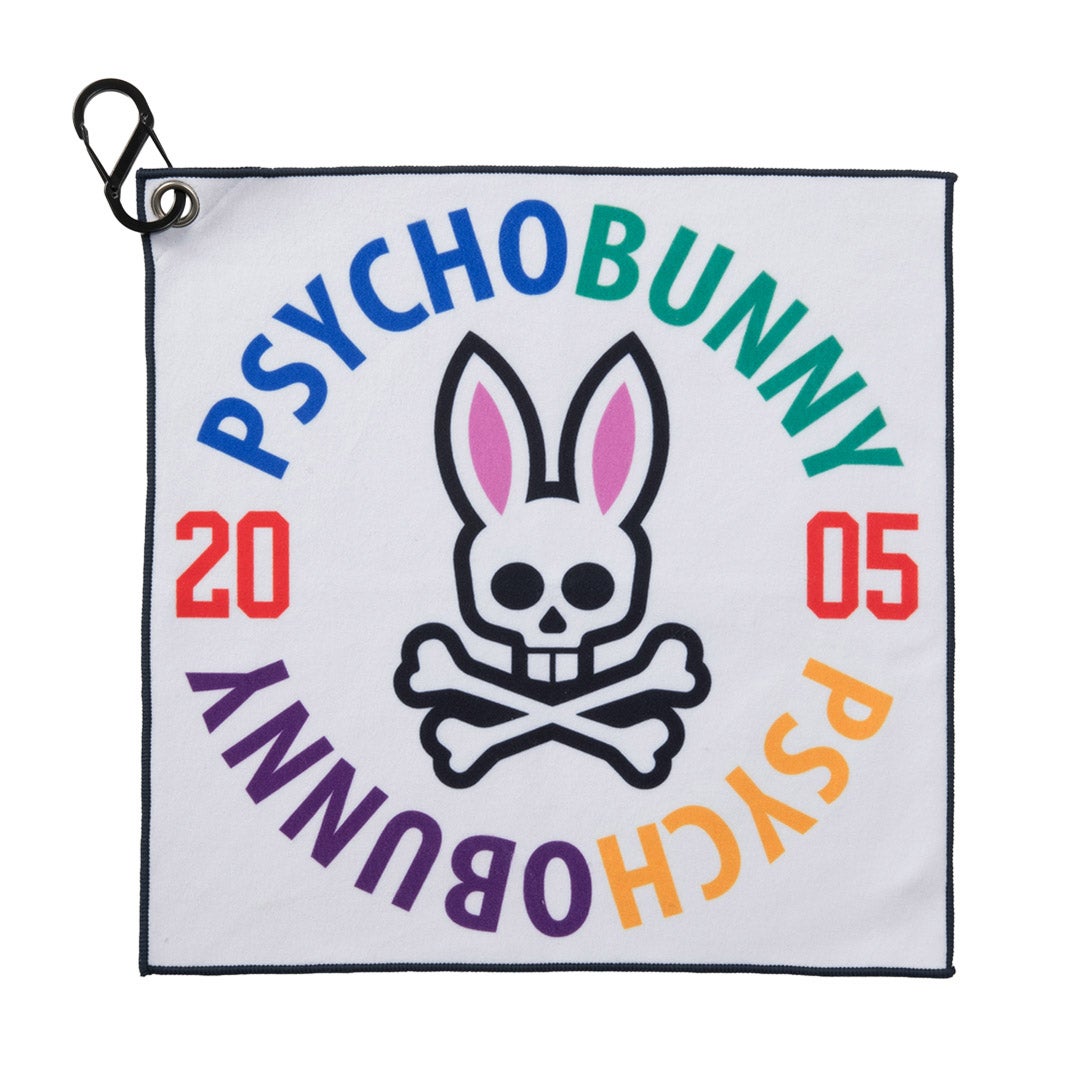 [サイコバニー] Psycho Bunny ユニセックス マジックタオル PBMG6BE3 ホワイト　詳細