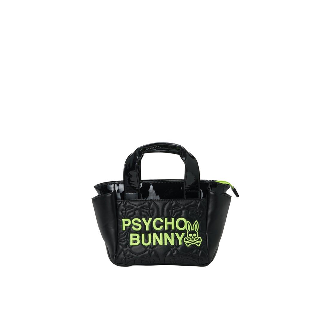 [サイコバニー] Psycho Bunny ユニセックス ラウンドバッグ SEASONAL EDITION PBMG6BR2 ブラック　詳細