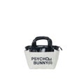 [サイコバニー] Psycho Bunny ユニセックス ラウンドバッグ SEASONAL EDITION PBMG6BR2 ホワイト　詳細