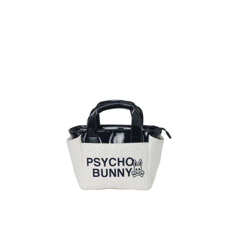 [サイコバニー] Psycho Bunny ユニセックス ラウンドバッグ SEASONAL EDITION PBMG6BR2 ホワイト　詳細