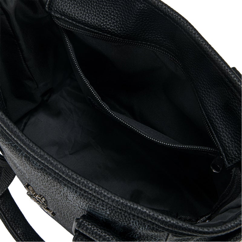 [サイコバニー] Psycho Bunny ユニセックス ラウンドバッグ MONOTONE EDITION PBMG6BR3 ブラック　詳細3