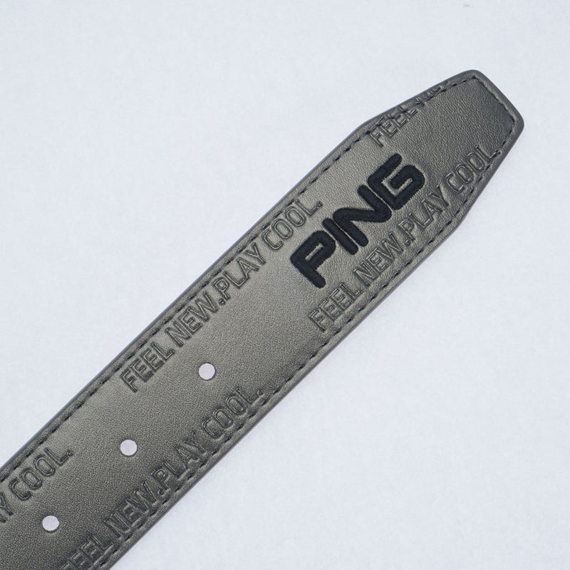 ピン アパレル PING APPAREL メンズ FEEL NEW.PLAY COOL.エンボスロゴベルト (MENS) PIMG634F シルバー 詳細3