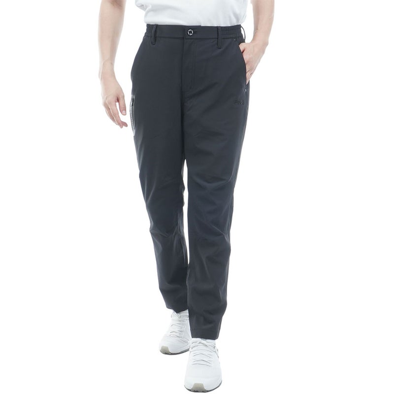 ピン アパレル PING APPAREL メンズ 【PING APPAREL】［UVカット・透け防止］ミニリップストップテーパードパンツ (MENS) PIMA64F ブラック 詳細1