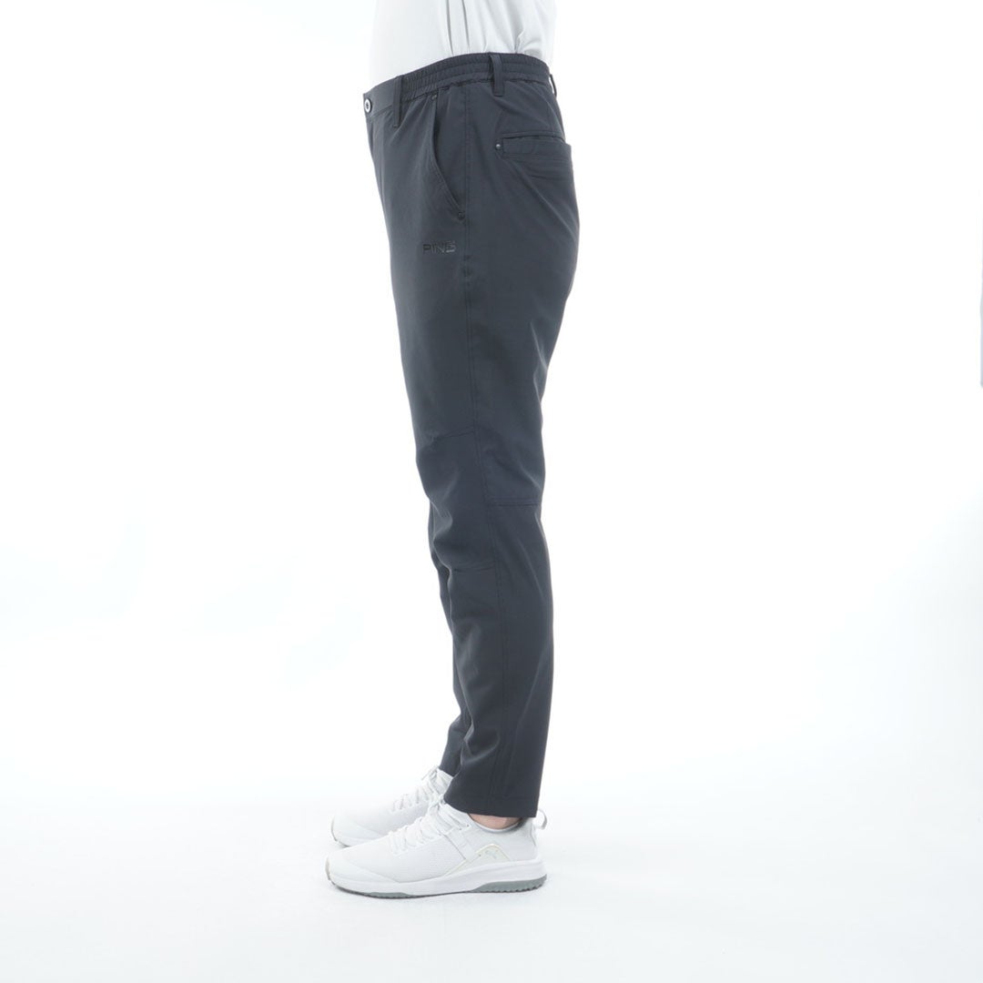 ピン アパレル PING APPAREL メンズ 【PING APPAREL】［UVカット・透け防止］ミニリップストップテーパードパンツ (MENS) PIMA64F ブラック 詳細3