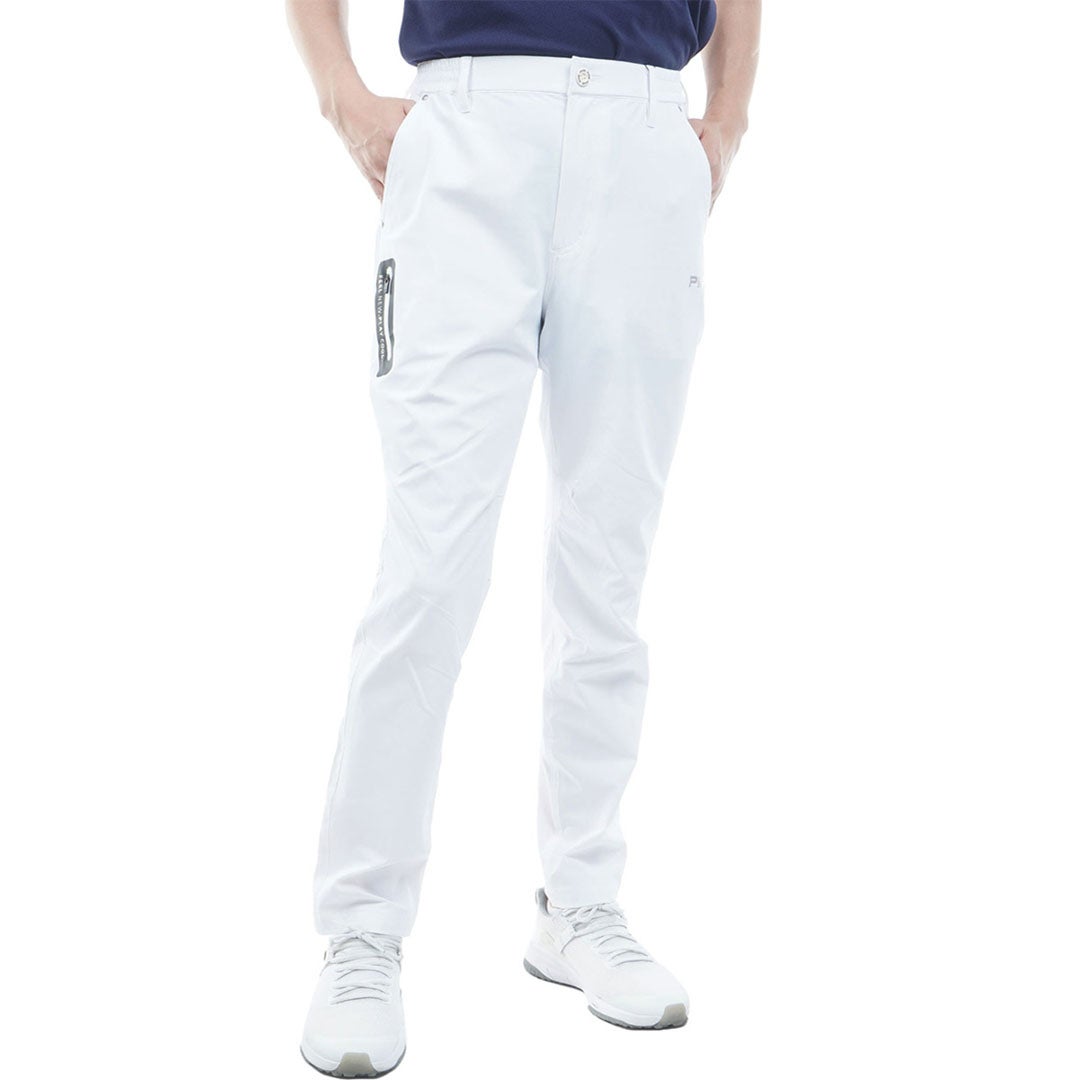 ピン アパレル PING APPAREL メンズ 【PING APPAREL】［UVカット・透け防止］ミニリップストップテーパードパンツ (MENS) PIMA64F ホワイト 詳細10