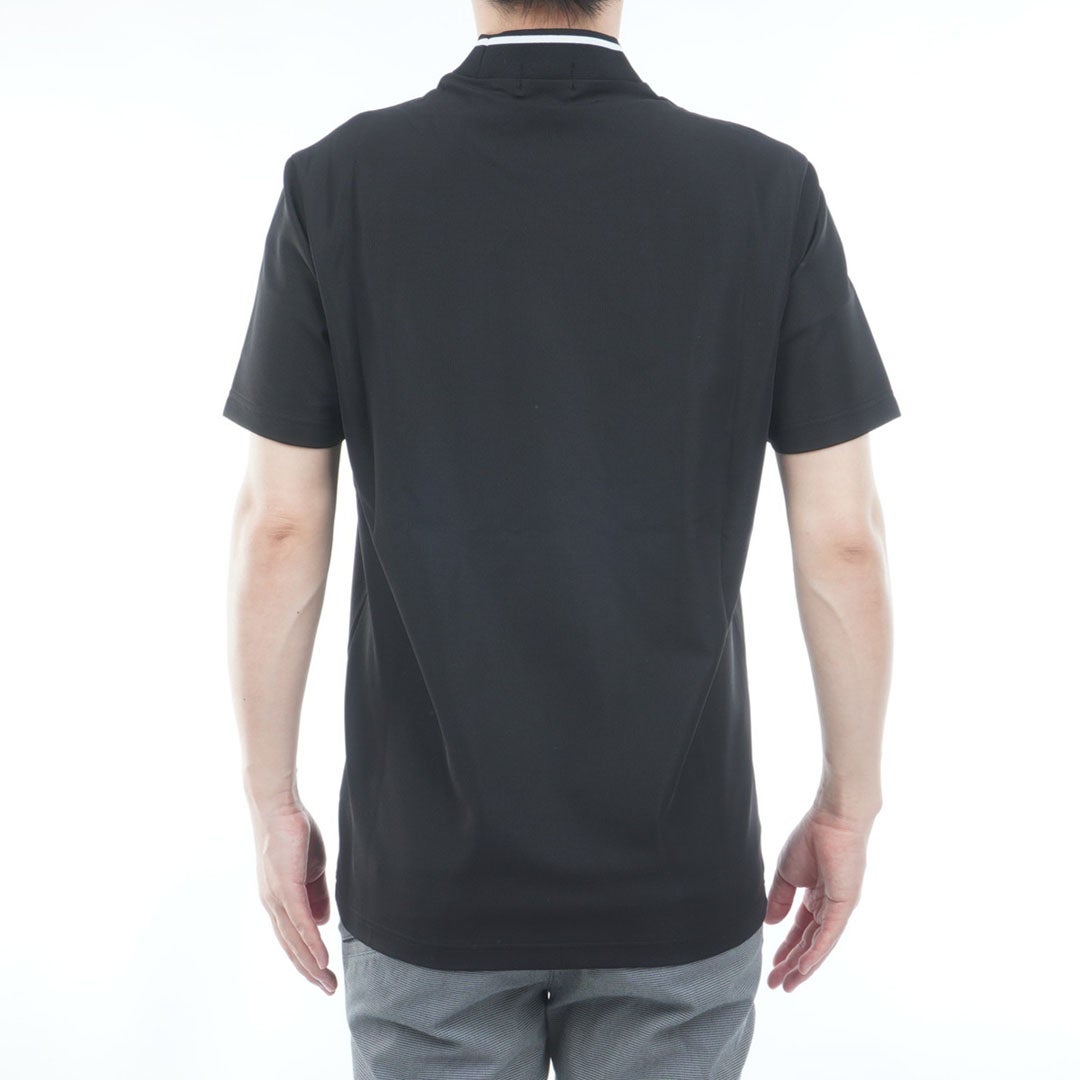 ピン アパレル PING APPAREL メンズ 【PING APPAREL】ﾛｺﾞｼﾞｬｶｰﾄﾞ襟ﾊｲﾈｯｸｼｬﾂ(MENS) PIMA65Q ブラック 詳細4