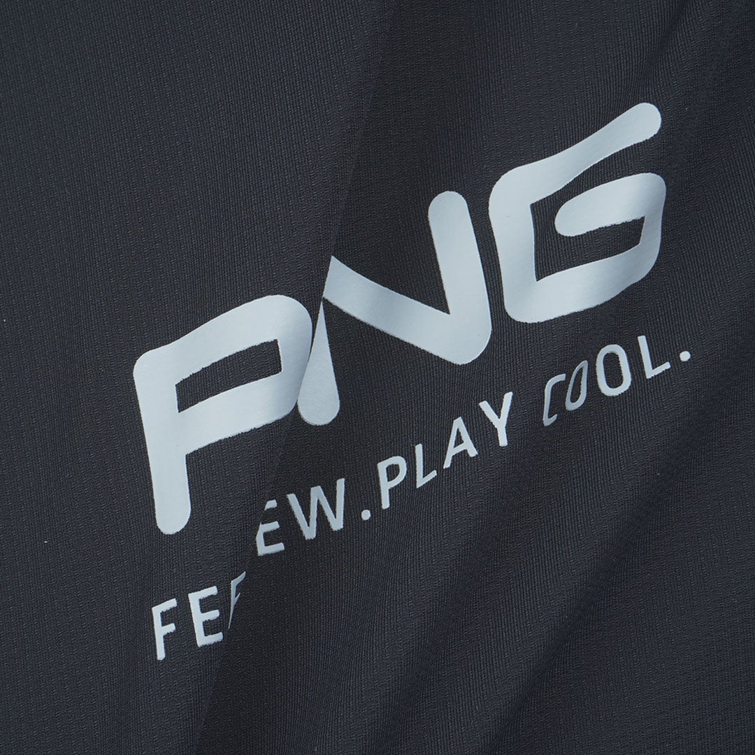 ピン アパレル PING APPAREL メンズ [ピンアパレル]【PING APPAREL】半袖ﾊｲﾈｯｸｼｬﾂ (MENS) PIMA65 ブラック 詳細9