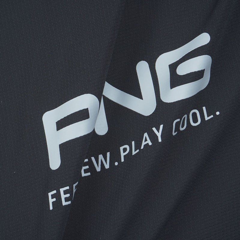 ピン アパレル PING APPAREL メンズ [ピンアパレル]【PING APPAREL】半袖ﾊｲﾈｯｸｼｬﾂ (MENS) PIMA65 ブラック 詳細9