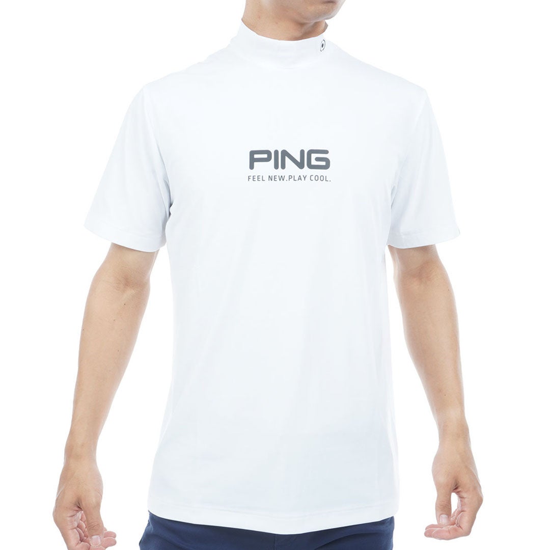 ピンアパレル]【PING APPAREL】半袖ﾊｲﾈｯｸｼｬﾂ (MENS) | 【公式】ヤマニ