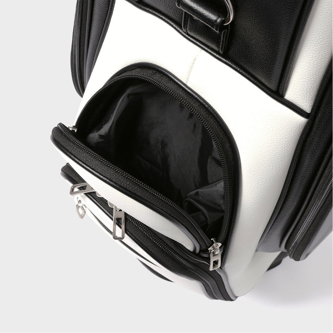バーニーズ ニューヨーク BARNEYS NEW YORK メンズ レディース ユニセックス キャディバッグ XBMG628F ホワイト 詳細7